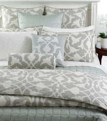 Barbara Barry Bedding, Dream Poetical Quiet Curve Queen Bed Coverlet Seaglass NEW (Clearance)