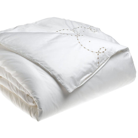 Barbara Barry Bedding, Dream Pearls Queen Duvet Cover White Champagne NEW